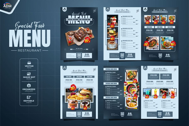 Menu bìa cứng