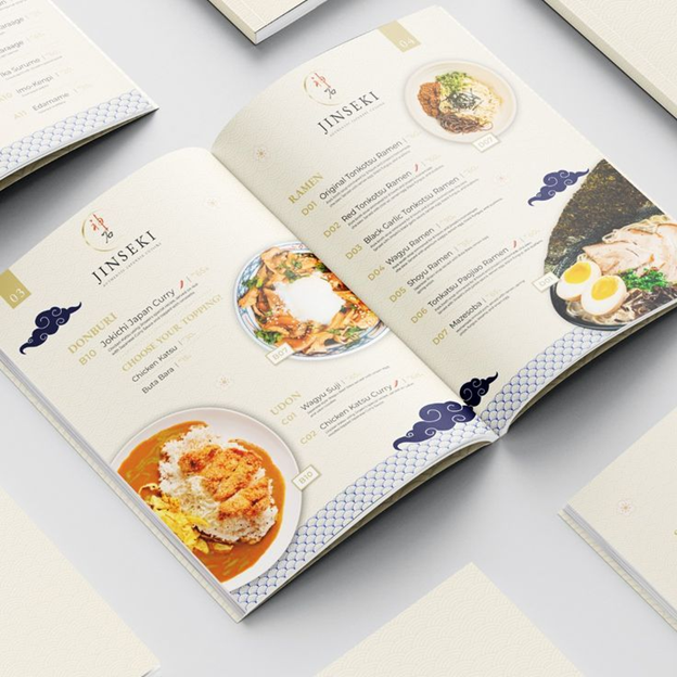 menu mica chữ A