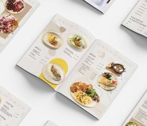 In Menu để bàn mica chữ A cho quán trà sữa