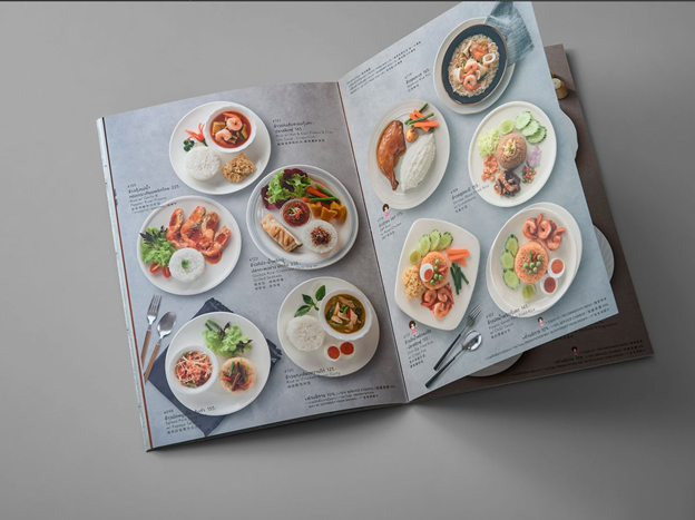 menu mica chữ A