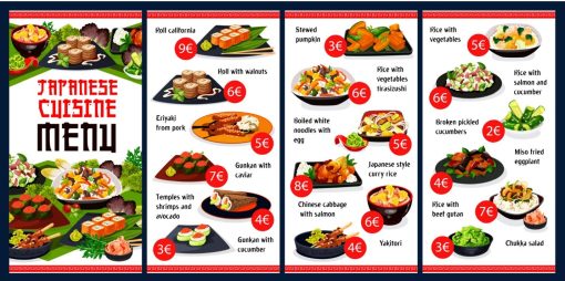 Thiết kế và in Menu chuẩn nhận diện thương hiệu