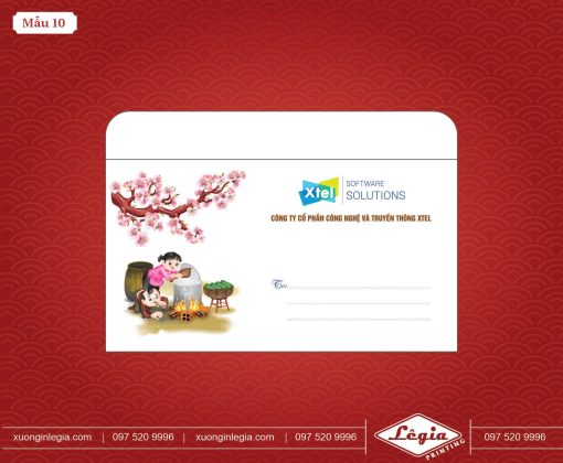In phong bì lì xì lấy nhanh phục vụ sự kiện Tất niên